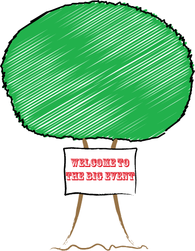 welcome to the big event tree drawing